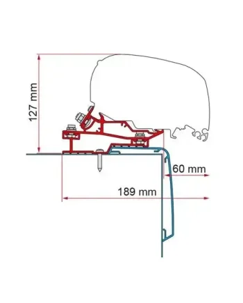 Fiamma Adapter Rapido C Line 400 (98655Z121)