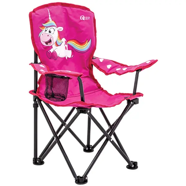 Quest Childrens Fun Unicorn Folding Chair Camping Festivals Caravan 5203U