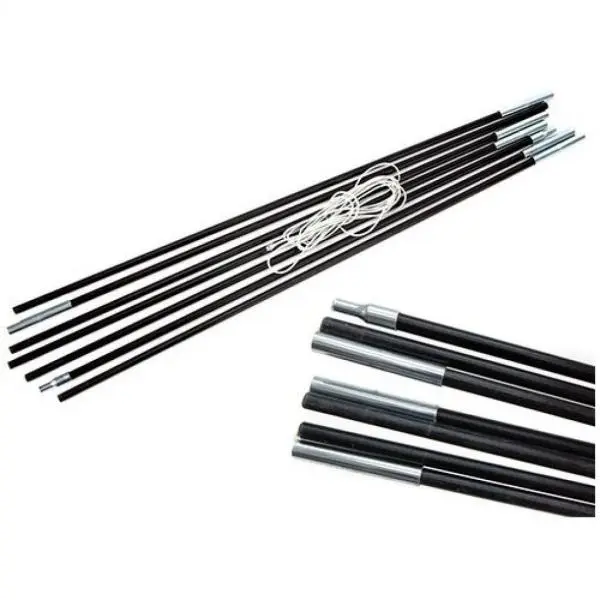 Highlander Tent Pole Kits 12.7mm x 7.75m - 9 Sections Replacement Poles TP008