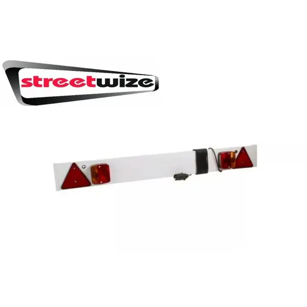 Streetwize Caravan Trailer Light Lighting Board 4ft 4m Cable SWTT19