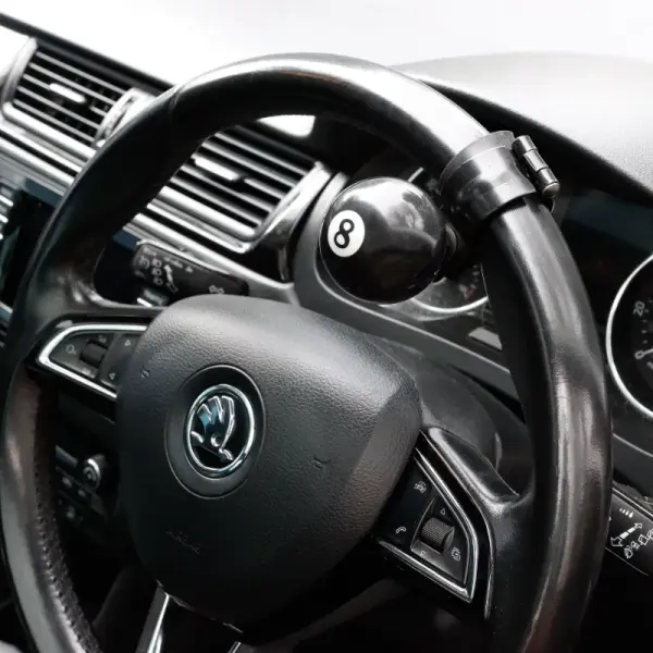 Steering Wheel Easy Steer Aid Knob 8 Ball Car Van 4x4 Boat Motorhome SWES