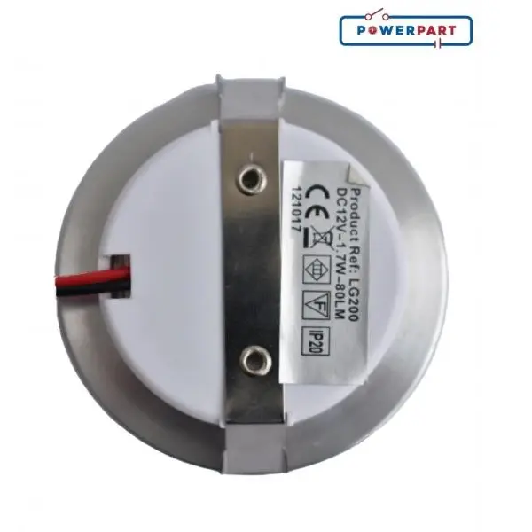 DELTA 12V LED Recessed Touch Light For VW T5, T6 Campervan Caravan - LG200