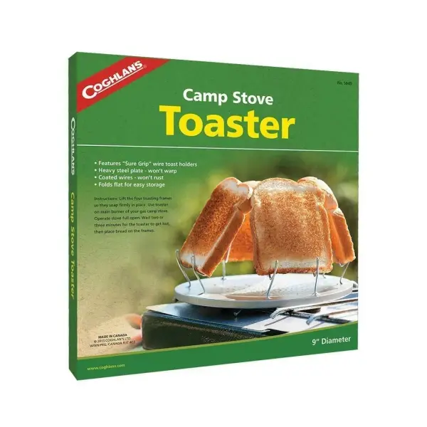 Coghlans Original 4 Slice Camp Stove Toaster Durable Steel Camping Toaster C504D