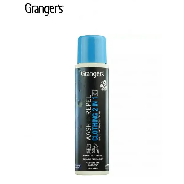 Grangers Wash + Repel 2 in 1 Clothing Cleaner 300ml Gore-Tex Waterproofer GRF73