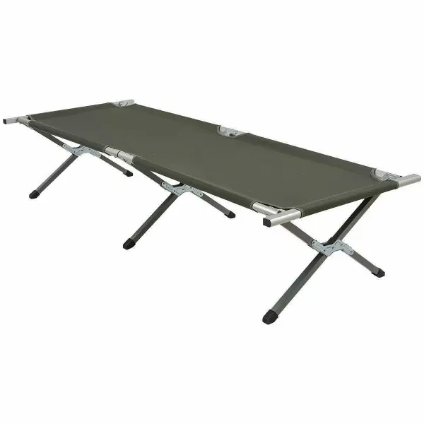 Sunncamp Folding Camp Bed ALUMINIUM Frame Camping Bed Outdoor Lightweight