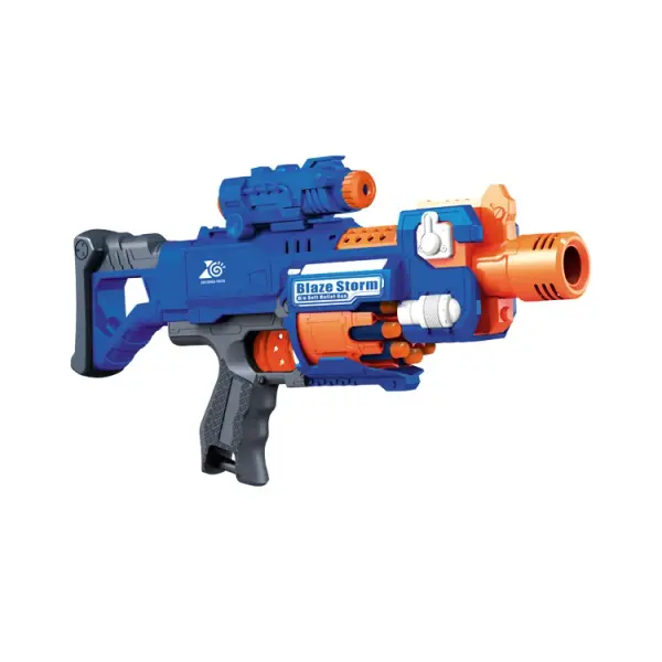 Kids Toy Dart Blaster Gun Blaze Storm Assault Rifle Army Includes 20 Foam Darts