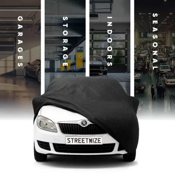 Streetwize Large Classic Car Cover Indoor Use Super Soft Anti Dust Cover SWIC3