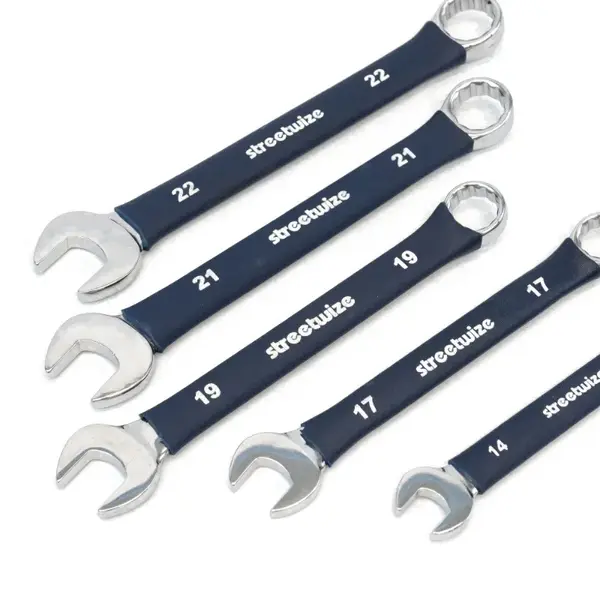 Streetwize 16 Piece Cushion Grip Combination Spanner Set Garage Tools SWTOOL63