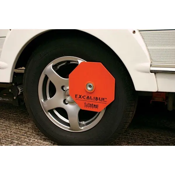 Purpleline Fullstop Excalibur High Security Receiver Wheel Lock Clamp Caravan