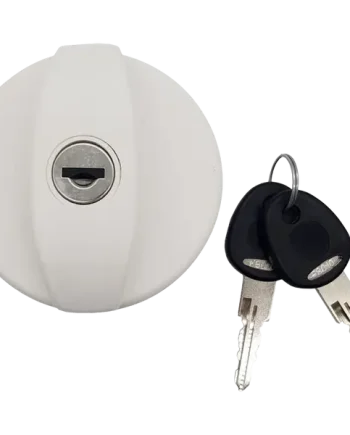 Locking Cap for Filler White with Cylinder & Keys (01622T90290PK)