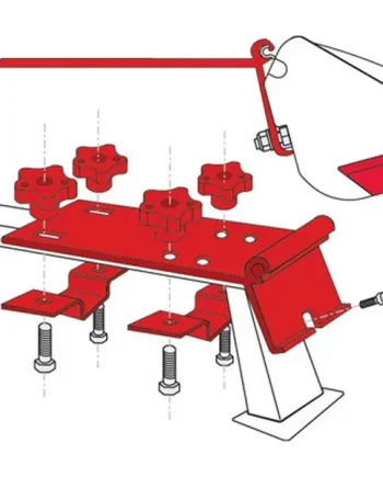 Fiamma Adapter Bracket Kit for Standard (2x 8cm Brackets)