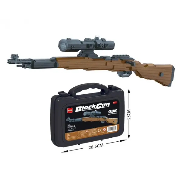 Kombat UK Mini Block Set Rifle Building Bricks Construction Kit Toy Gun