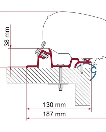 Fiamma Adapter Caravan Standard 400 (98655Z181)