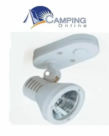12v White Mini Spot Light 10 watt halogen bulb. PO713