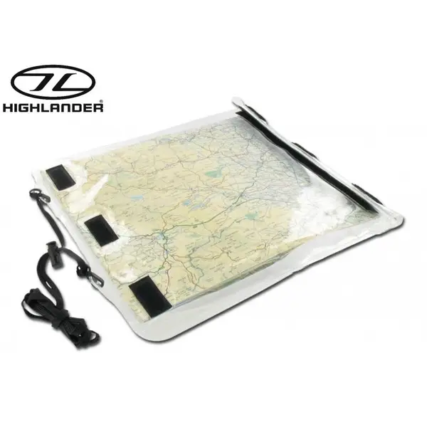 Highlander Roamer Map Case Water Resistant Cover Hiking Camping Bushcraft MAP003