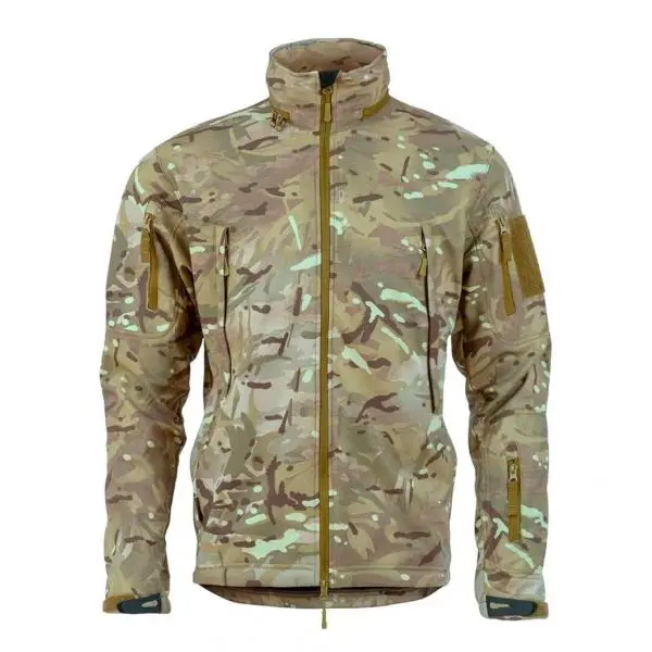 Highlander Tactical Soft Shell Jacket Warm Waterproof Army Coat HMTC Camo