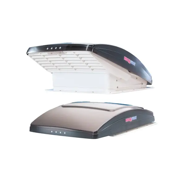 MAXXAIR MAXXFAN 355 X 355 Smoke Top Deluxe Roof Vent Fan For Merc Sprinter Van
