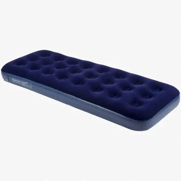 Highlander Sleepeze Single Air Bed Airbed PVC Flocked Camping Hiking AIR026